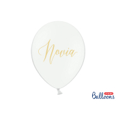 Balloons 30cm, Novia, Pastel Pure White (1 pkt / 50 pc.)