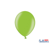 Spēcīgi baloni 27 cm, metāliski spilgti zaļi (1 gab. / 100 gab.)