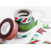 Decorative tape Merry Xmas, mix (1 pkt / 4 pc.)