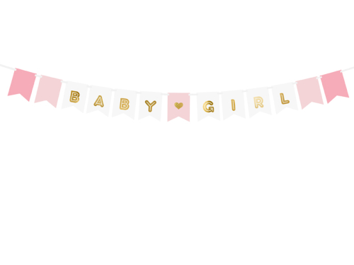 Banner Baby Girl, maisījums, 15 x 175 cm