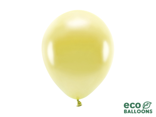 Eko baloni 26 cm metālisks, gaiši zelts (1 gab. / 100 gab.)