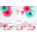 Paper decorations 1, light pink, 5.5cm (1 pkt / 4 pc.)