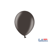 Spēcīgi baloni 27 cm, metāliski melni (1 gab. / 50 gab.)