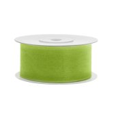 Chiffon Ribbon, green apple, 38mm/25m