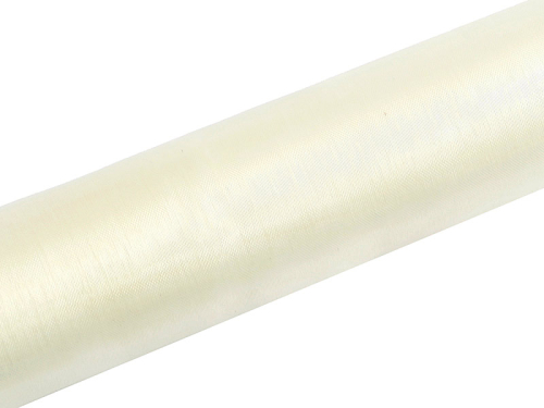 Organza Plain, gaišs krēms, 0,16 x 9m (1 gab. / 9 lm)