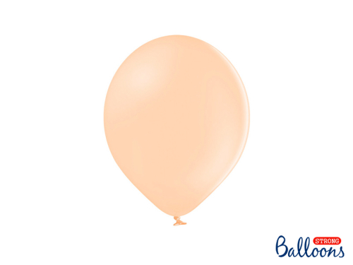 Spēcīgi baloni 27 cm, pastelis gaiši persiks (1 gab. / 50 gab.)