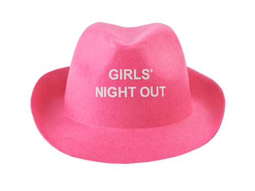 Шляпа Girls 'Night Out, розовая