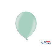 Spēcīgi baloni 27 cm, metāla piparmētru zaļš (1 gab. / 10 gab.)