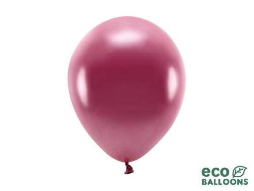 Eko baloni 26 cm metāliski, tumši sarkani (1 gab. / 10 gab.)