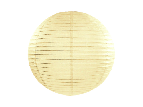 Papīra laterna, krēmkrāsa, 35cm Papīra laterna, krēmkrāsa, 35cm