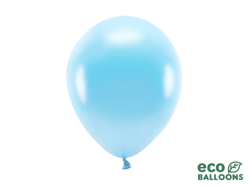 Eko baloni 26 cm metāliski, gaiši zili (1 gab. / 10 gab.)