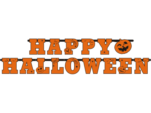 Banner Happy Halloween, 13 x 210cm Banner Happy Halloween, 13 x 210cm