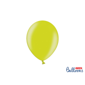 Воздушные шары Strong Balloons 23см, металлик лаймово-зеленый (1 шт. / 100 шт.)