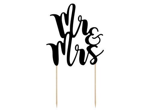 Топпер для торта Mr & Mrs, 25,5см Топпер для торта Mr & Mrs, 25,5см