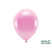 Eko baloni 30 cm metāliski, rozā (1 gab. / 100 gab.)