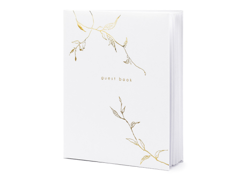 Guest Book, 20x24.5cm, white, 22 pages Guest Book, 20x24.5cm, white, 22 pages