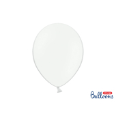 Spēcīgi baloni 30 cm, pastelis tīri balts (1 gab. / 10 gab.)