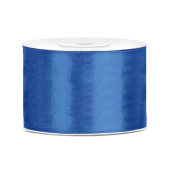 Satīna lente, karaliski zila, 50mm/25m