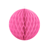 Сотовый шар, розовый, 10см