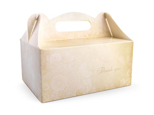 Dekoratīvās kāzu kūku kastītes (1 pkt / 10 gab.)