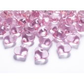 Crystal hearts, light pink, 21mm (1 pkt / 30 pc.)