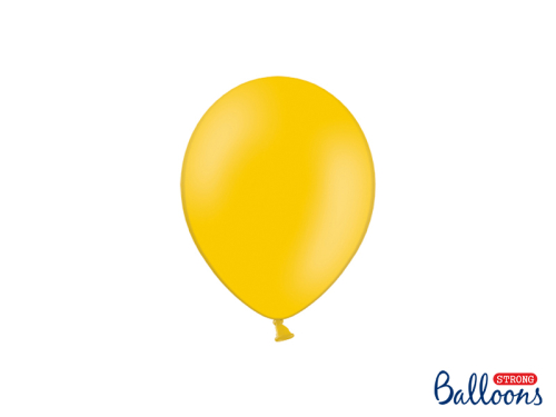 Spēcīgi baloni 12 cm, pasteļtoņi spilgti oranži (1 gab. / 100 gab.)