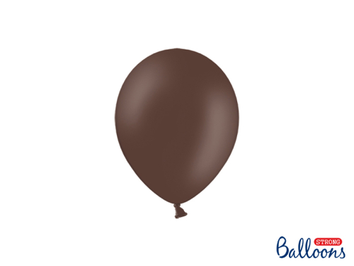 Spēcīgi baloni 12 cm, pasteļkrāsas kakao brūns (1 pkt / 100 gab.)