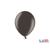 Воздушные шары Strong Balloons 27см, черный металлик (1 шт. / 100 шт.)