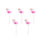 Dzimšanas dienas sveces Flamingos, 3 cm (1 gab. / 5 gab.)