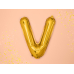 Folija Balons Letter &amp;quot;V&amp;quot;, 35cm, zelts