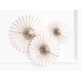 Decorative Rosettes, beige (1 pkt / 3 pc.)
