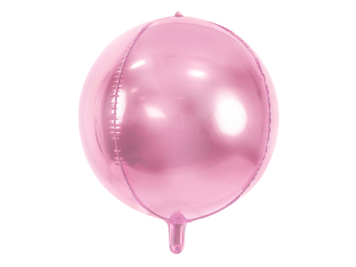 Воздушный шар из фольги, 40см, светло-розовый