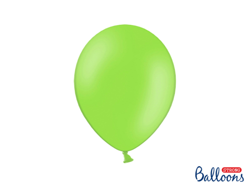 Spēcīgi baloni 27 cm, pasteļtoņi spilgti zaļi (1 gab. / 10 gab.)