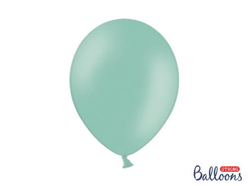 Spēcīgi baloni 30 cm, pasteļkrāsas piparmētru zaļš (1 pkt / 100 gab.)