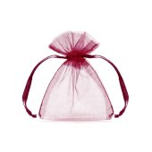 Organza pouches, deep red, 10cm (1 pkt / 20 pc.)