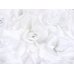 Full flower heart, white, 50cm