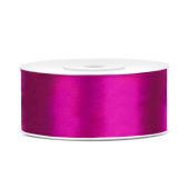 Satin Ribbon, fuchsia, 25mm/25m (1 pc. / 25 lm)