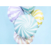 Folijas balonu konfektes, 35 cm, gaiši zilas