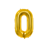 Folija balonu numurs '' 0 '', 86cm, zelts