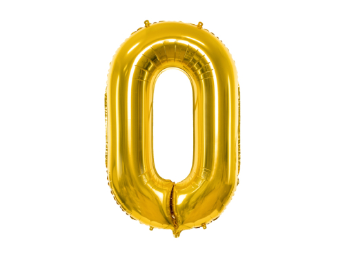 Folija balonu numurs '' 0 '', 86cm, zelts