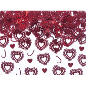 Confetti Hearts, red, 15g