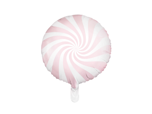 Folija balonu konfektes, 35 cm, gaiši rozā