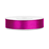 Satin Ribbon, fuchsia, 12mm/25m (1 pc. / 25 lm)