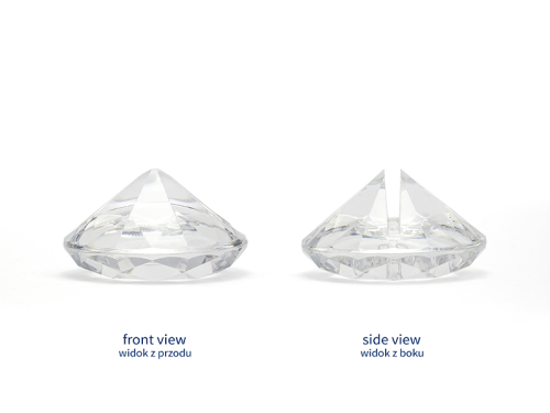 Карточка-визитка Diamond, бесцветная, 40 мм (1 шт. / 10 шт.) Карточка-визитка Diamond, бесцветная, 40 мм (1 шт. / 10 шт.)