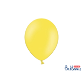 Spēcīgi baloni 27 cm, pasteļkrāsas citrona miziņa (1 pkt / 100 gab.)