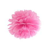 Салфетка Pompom, розовая, 25см
