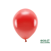 Eko baloni 30 cm metāliski, sarkani (1 gab. / 100 gab.)