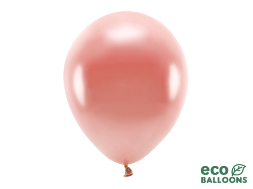 Eko baloni 30 cm metāla, rozā zelta (1 gab. / 10 gab.)