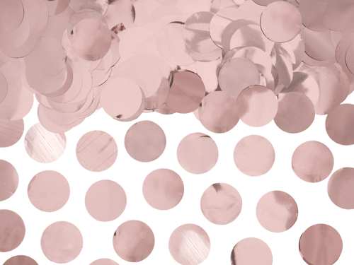 Confetti Circles, розовое золото, 15 г