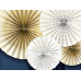 Decorative Rosettes, white (1 pkt / 4 pc.) Decorative Rosettes, white (1 pkt / 4 pc.)